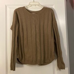 brown sweater